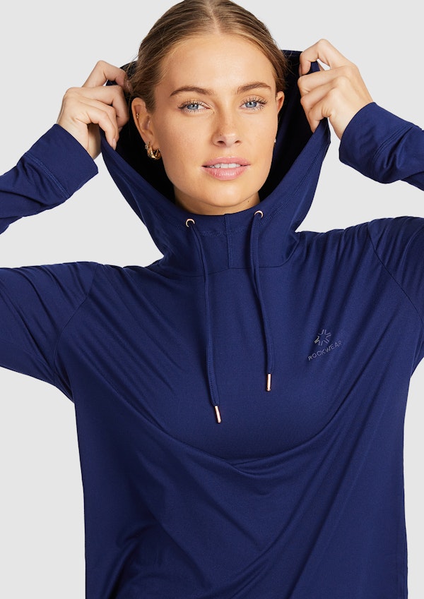 Activate Brushed Hooded Long Sleeve Top