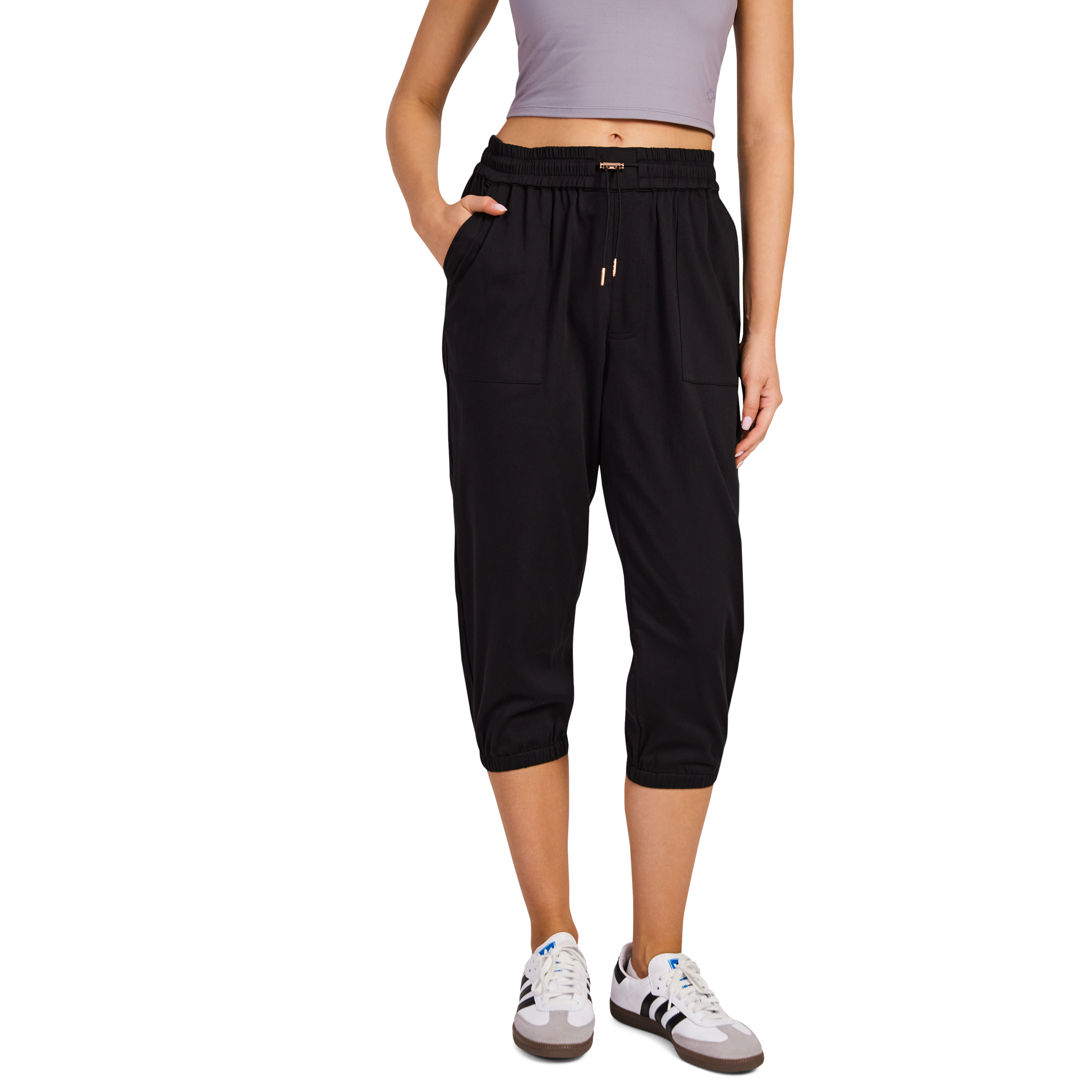 3 quarter length joggers womens