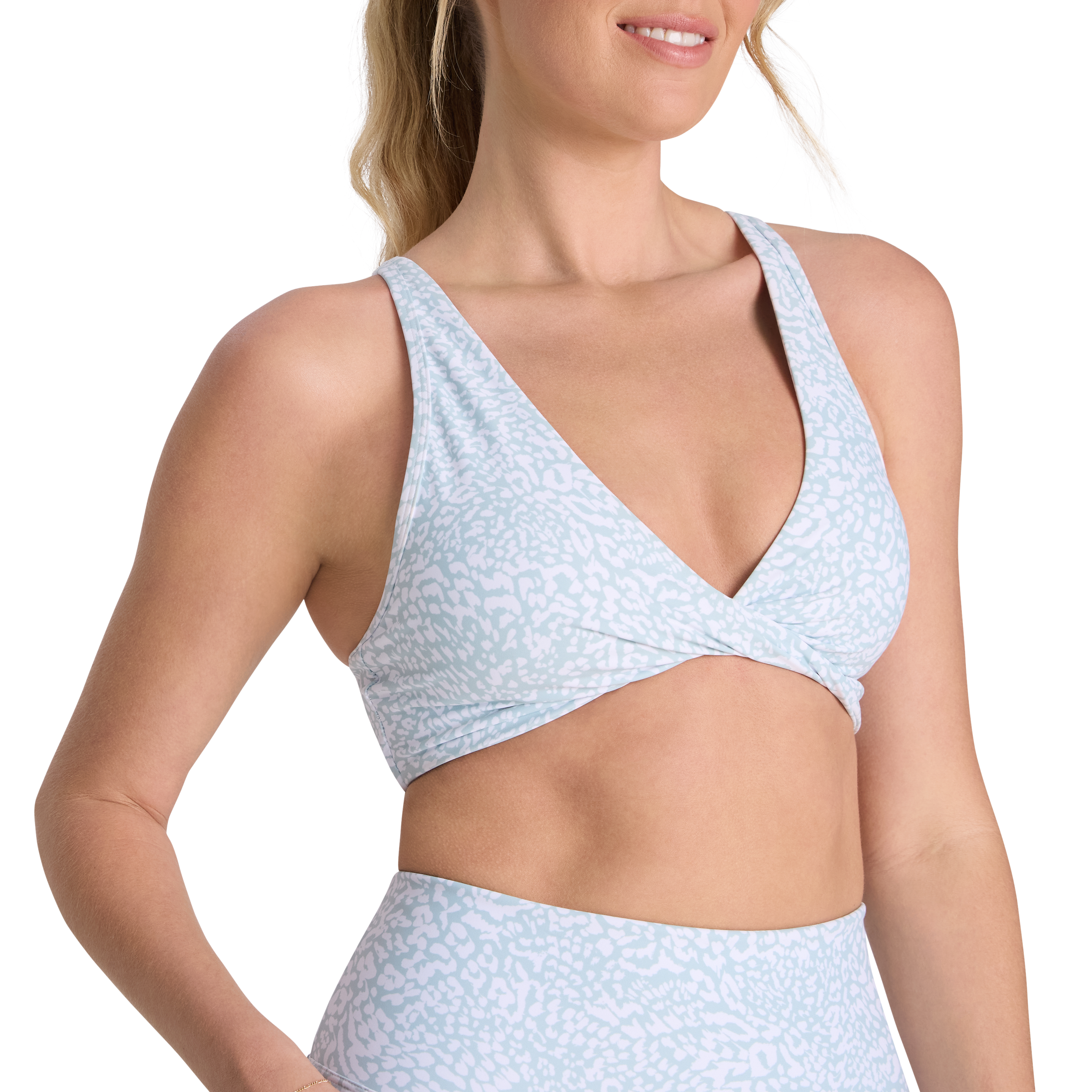 Twist Front Low Impact Sports Bra
