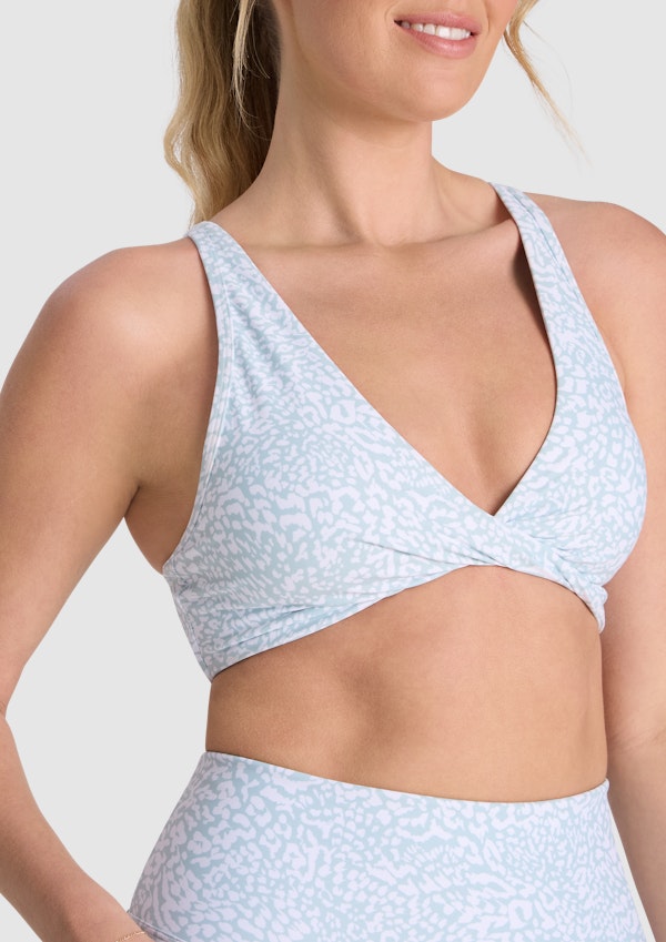 Twist Front Low Impact Sports Bra