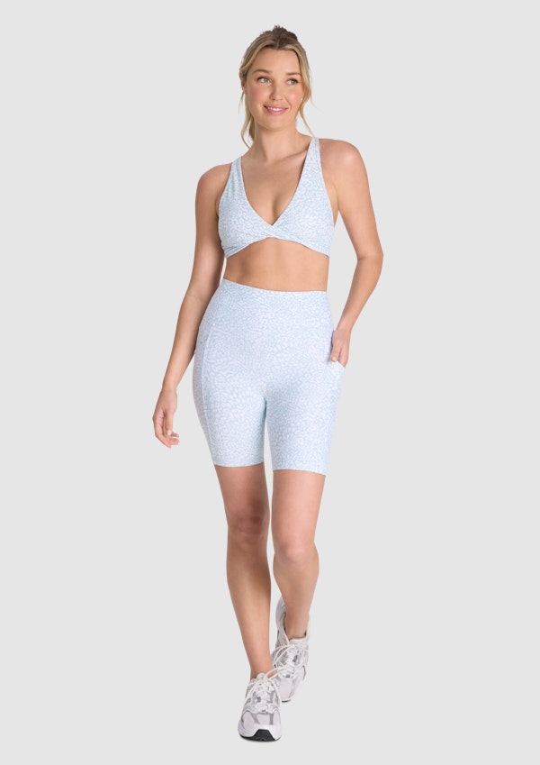 Twist Front Low Impact Sports Bra