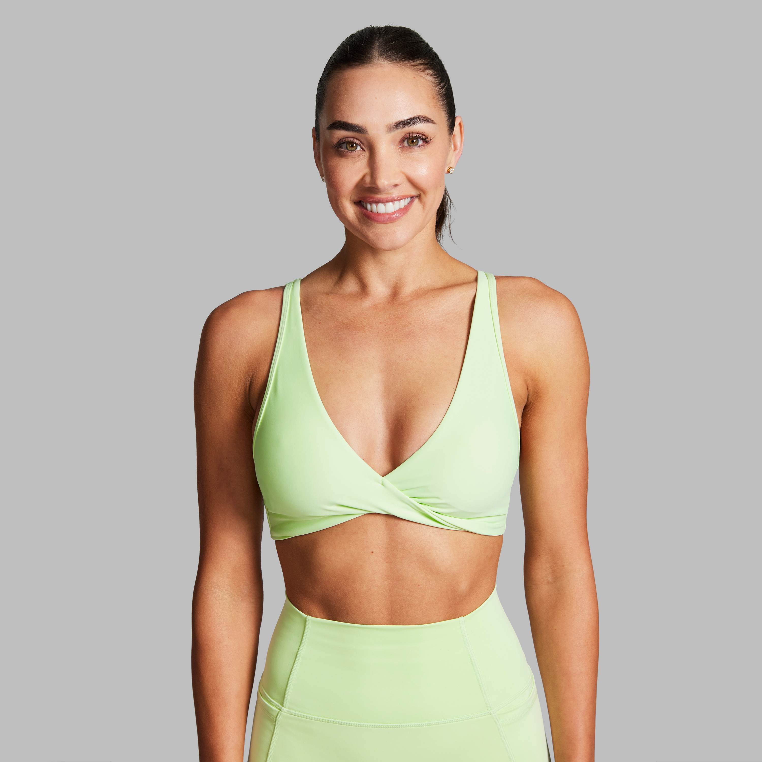 Twist Front Low Impact Sports Bra