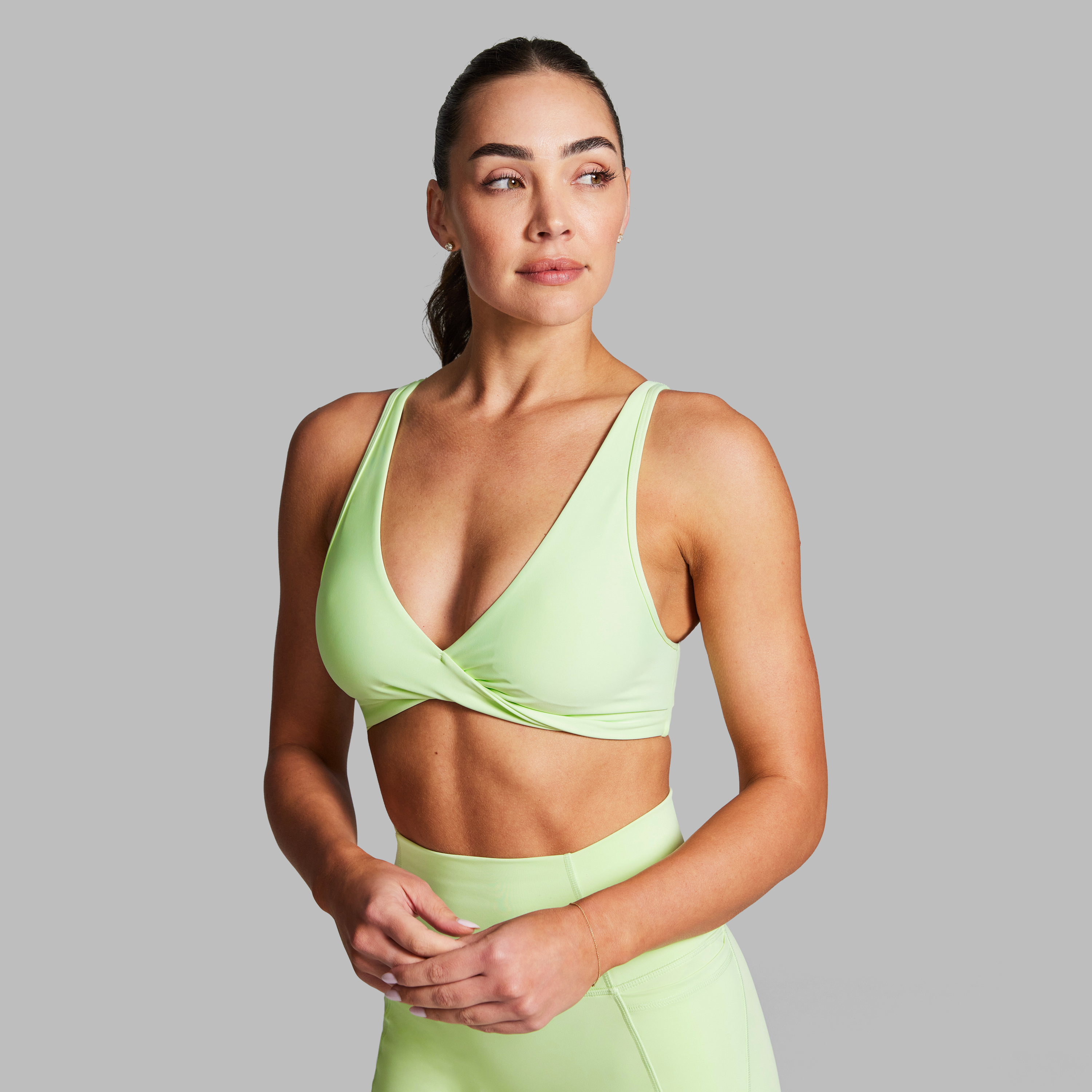 Twist Front Low Impact Sports Bra