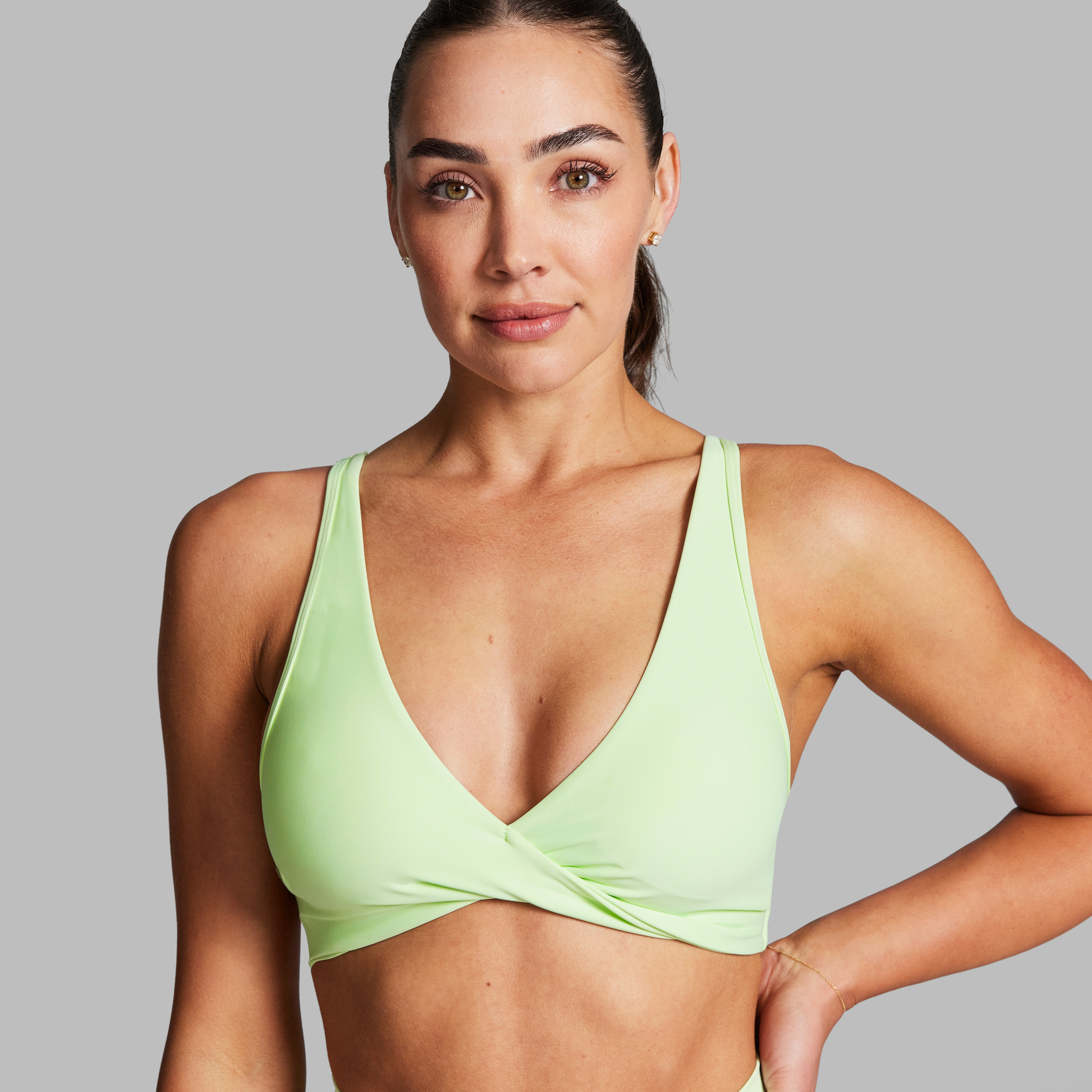 Twist Front Low Impact Sports Bra