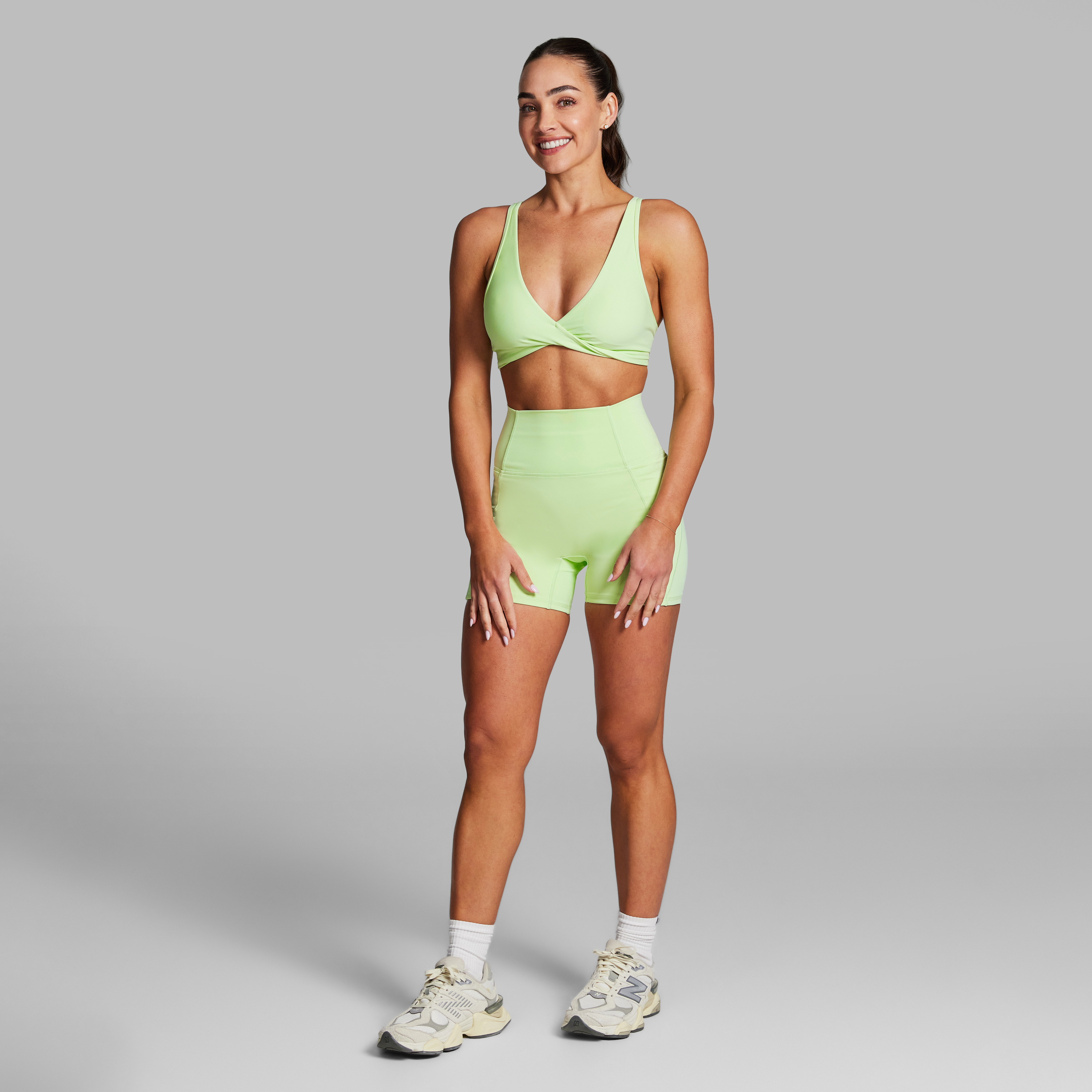 Twist Front Low Impact Sports Bra