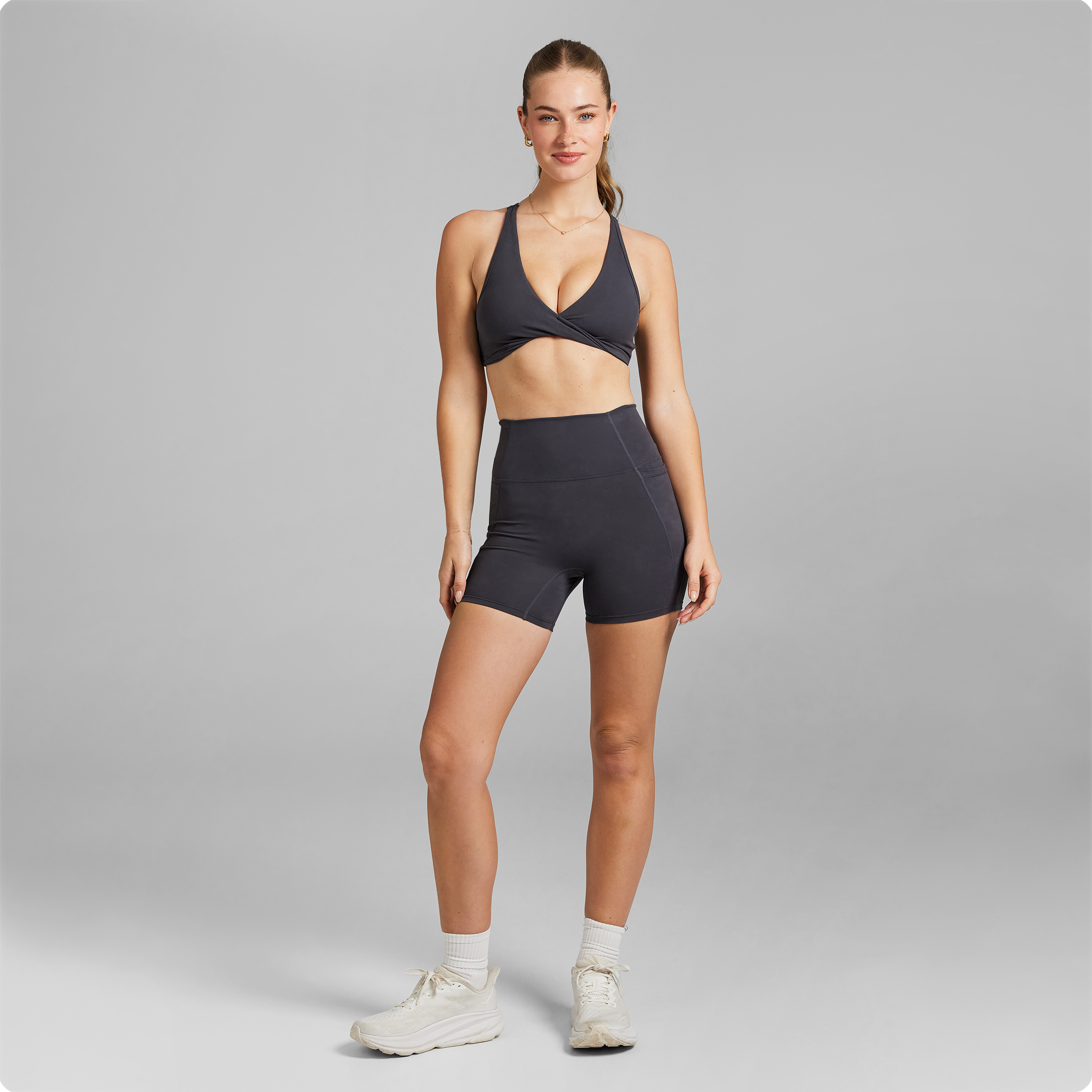Twist Front Low Impact Sports Bra