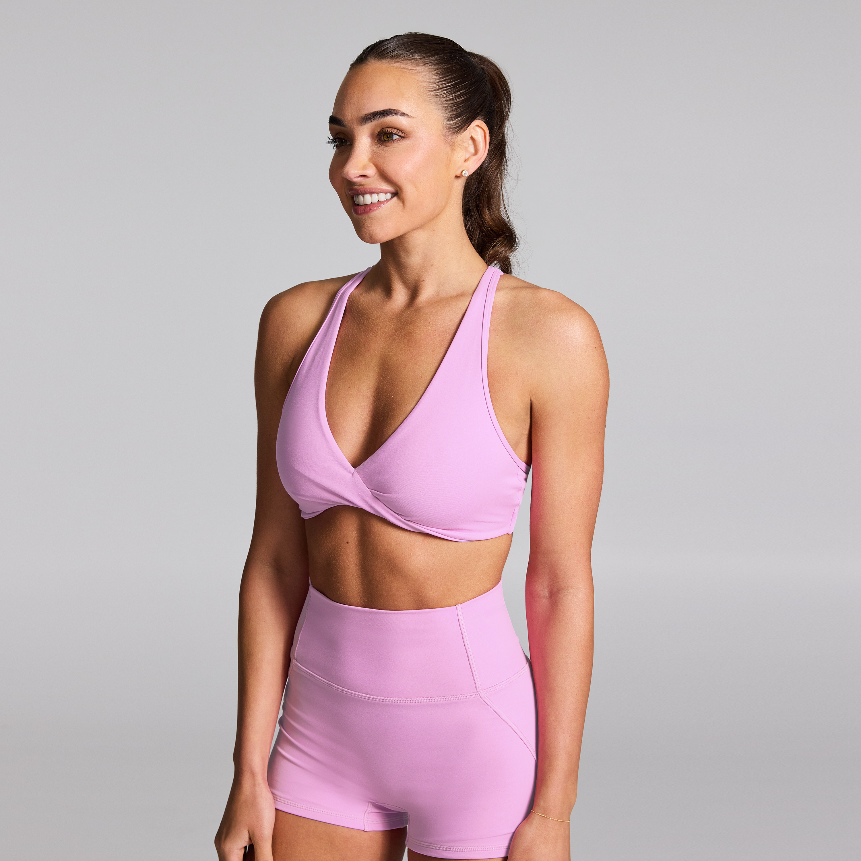 Twist Front Low Impact Sports Bra