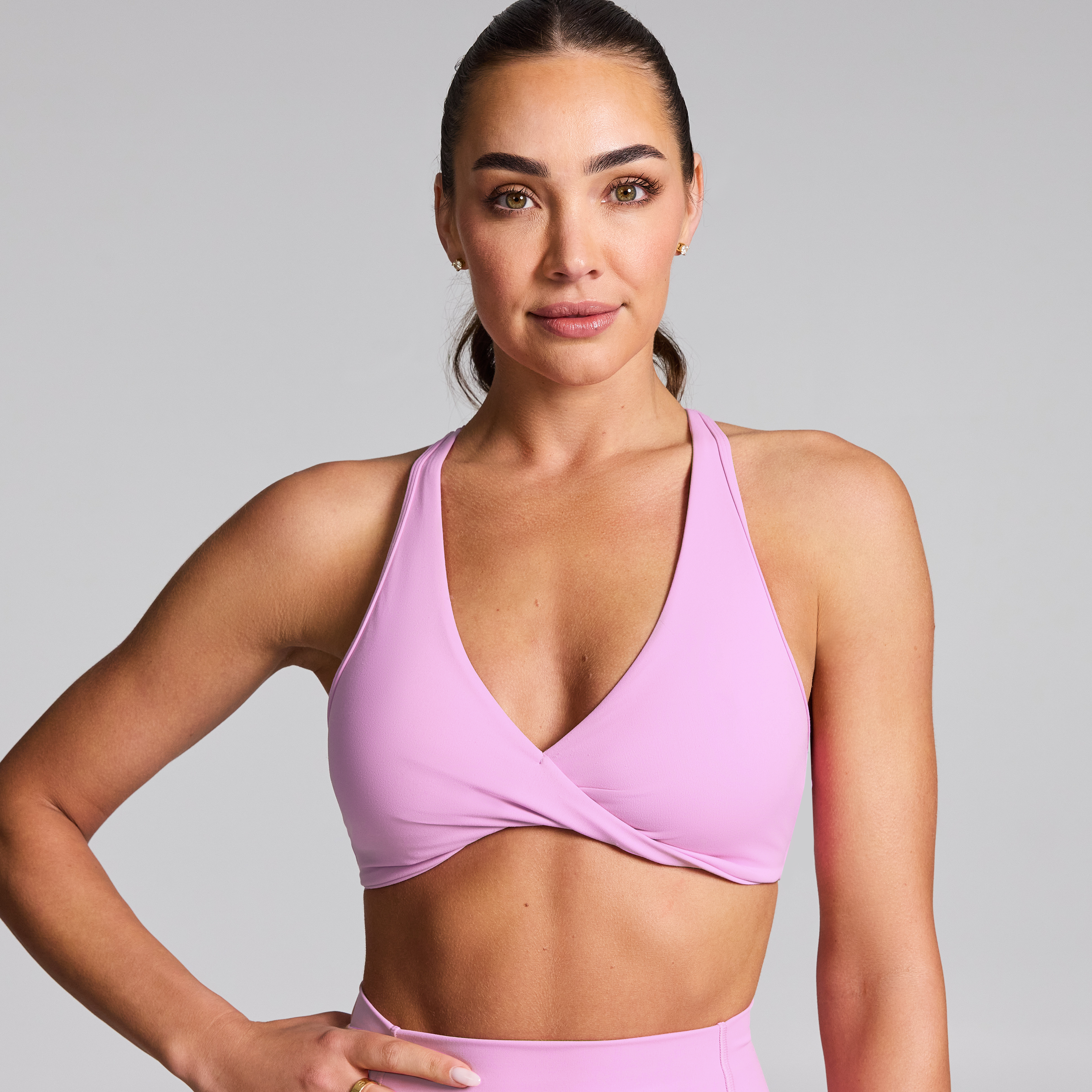 Twist Front Low Impact Sports Bra