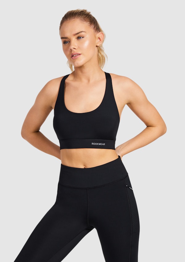 Medium Impact Racer Back Sports Bra