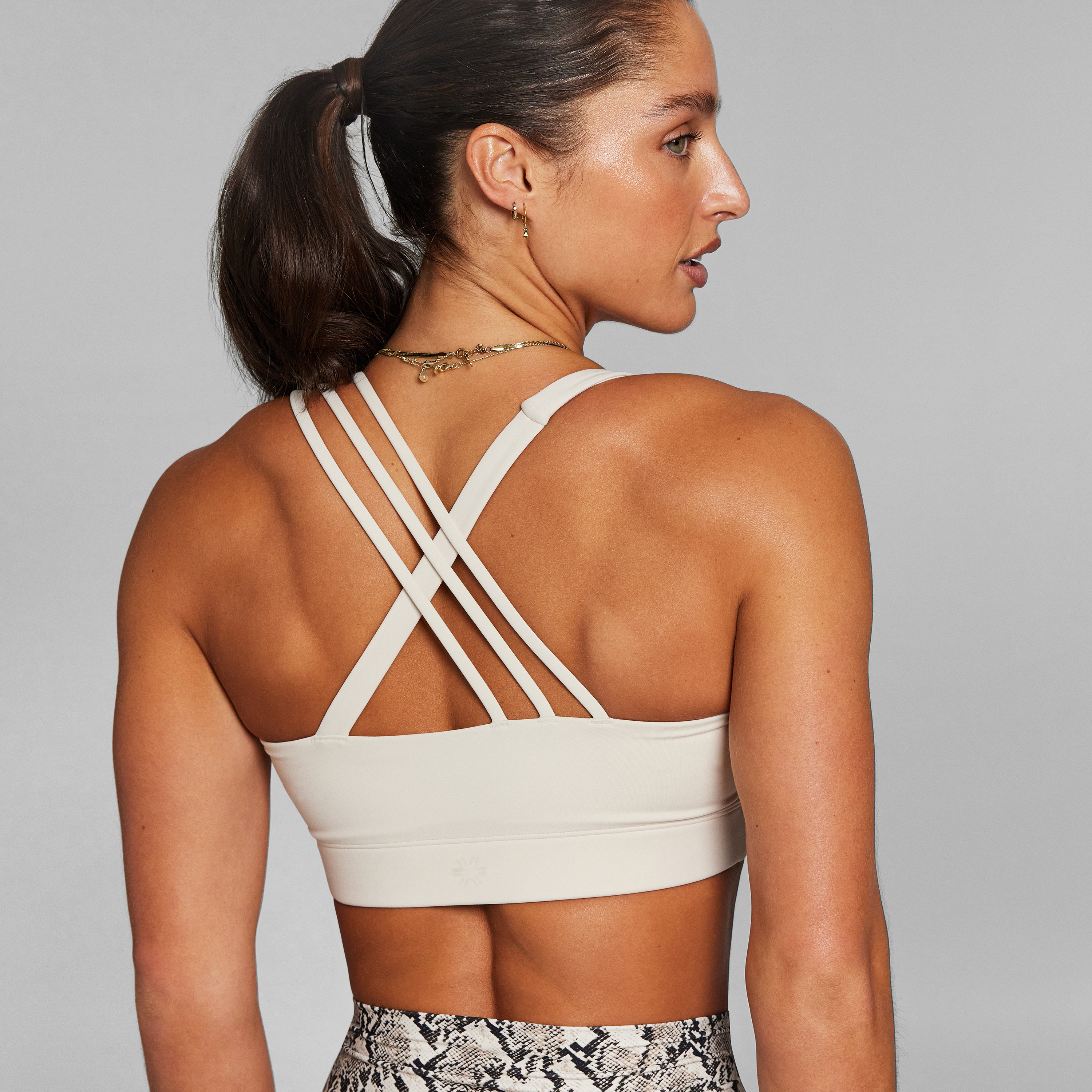 Asymmetrical Strap Medium Impact Sports Bra