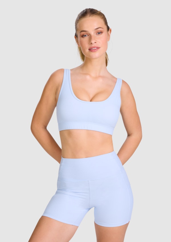 Luxesoft Rib Medium Impact Sports Bra