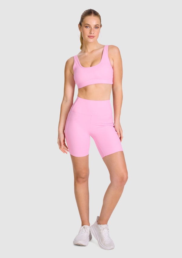 Luxesoft Rib Medium Impact Sports Bra