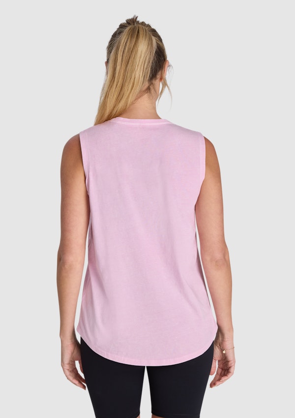 Acid Wash Boyfriend Tank