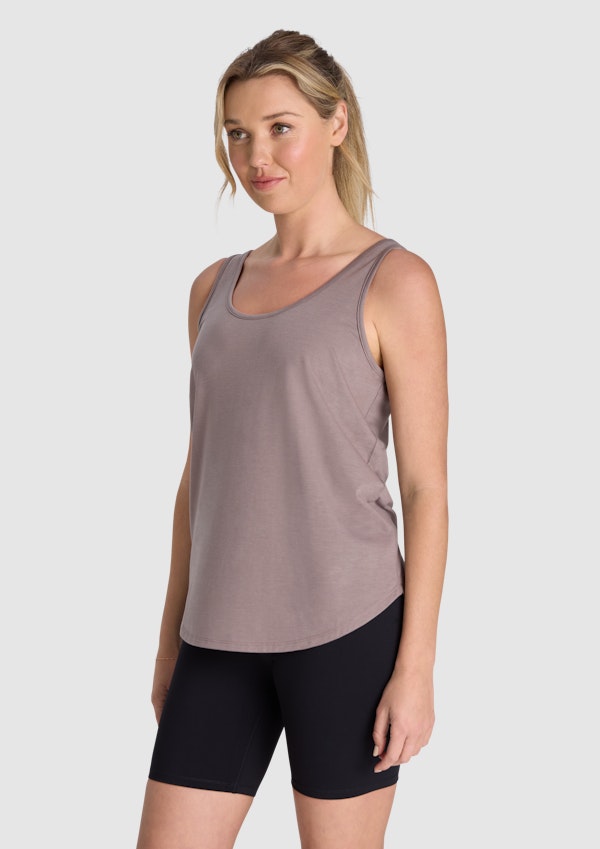 Strappy V Back Singlet