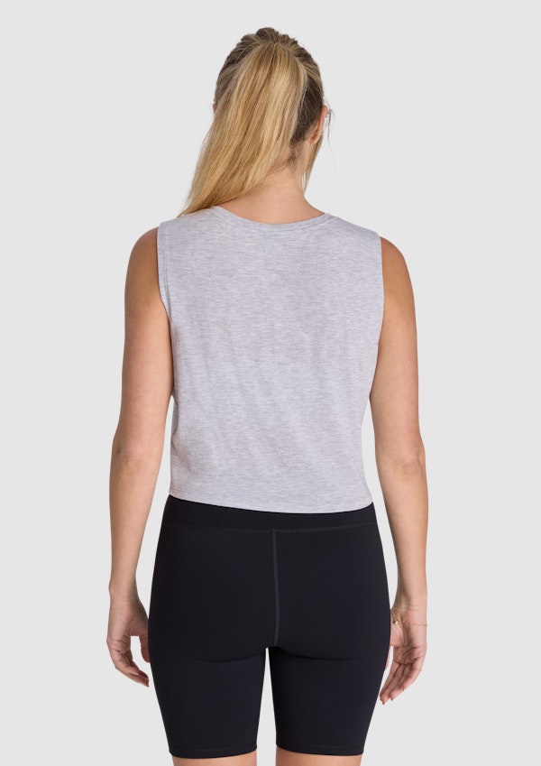 Twist Front Hip Length Tank