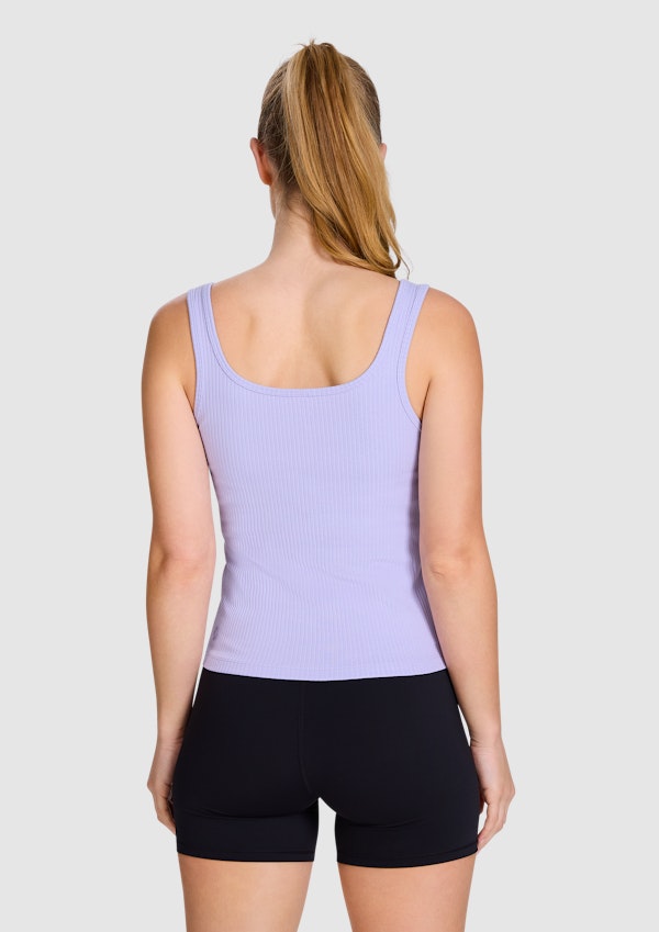 Square Neck Rib Singlet