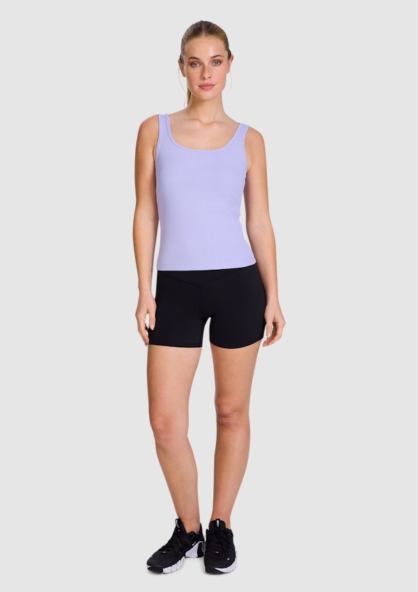 Square Neck Rib Singlet