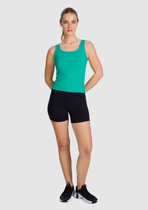 Square Neck Rib Singlet