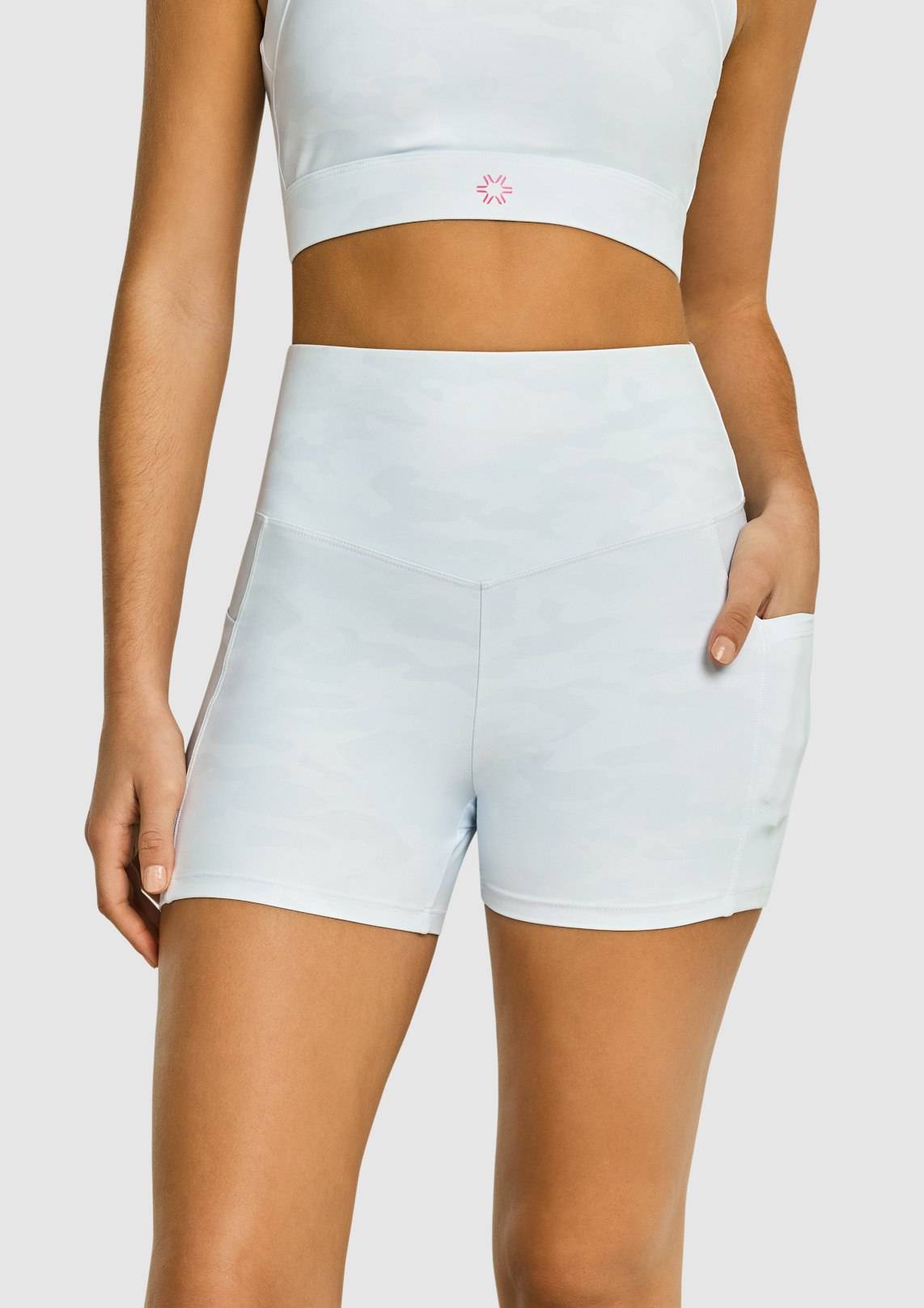 High Rise Longline Booty Shorts
