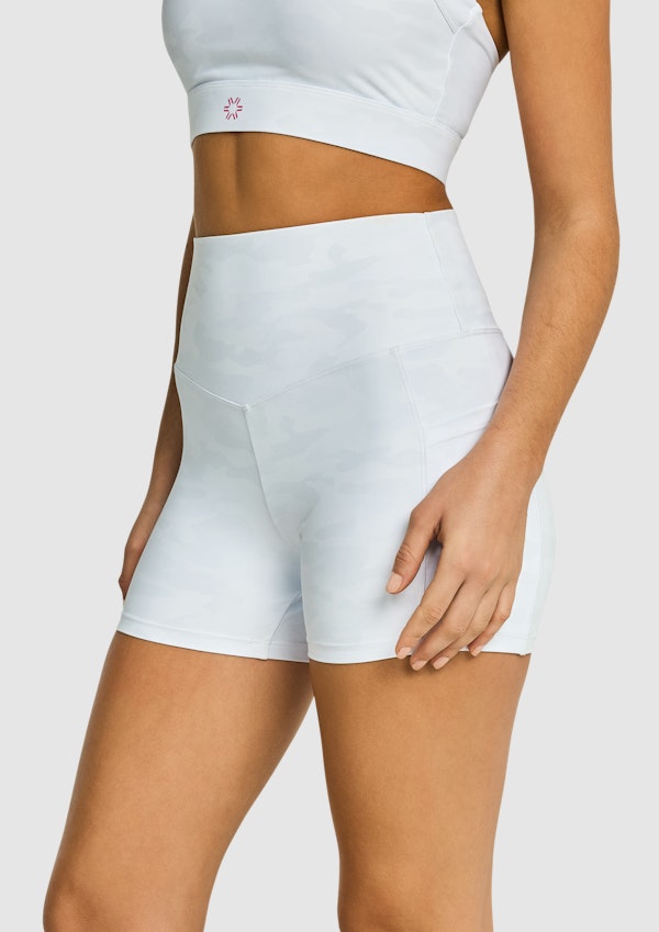 High Rise Longline Booty Shorts