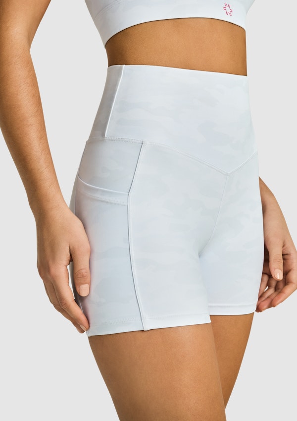 High Rise Longline Booty Shorts