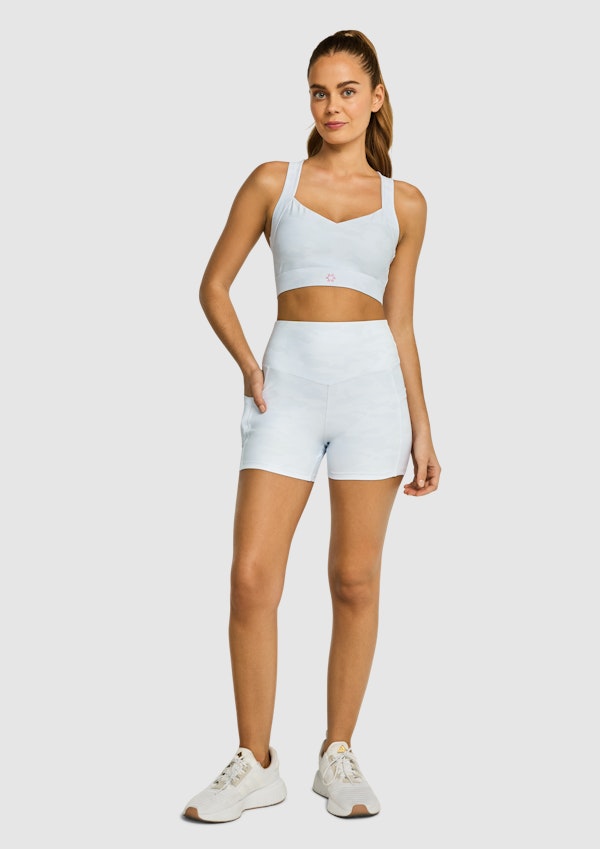 High Rise Longline Booty Shorts