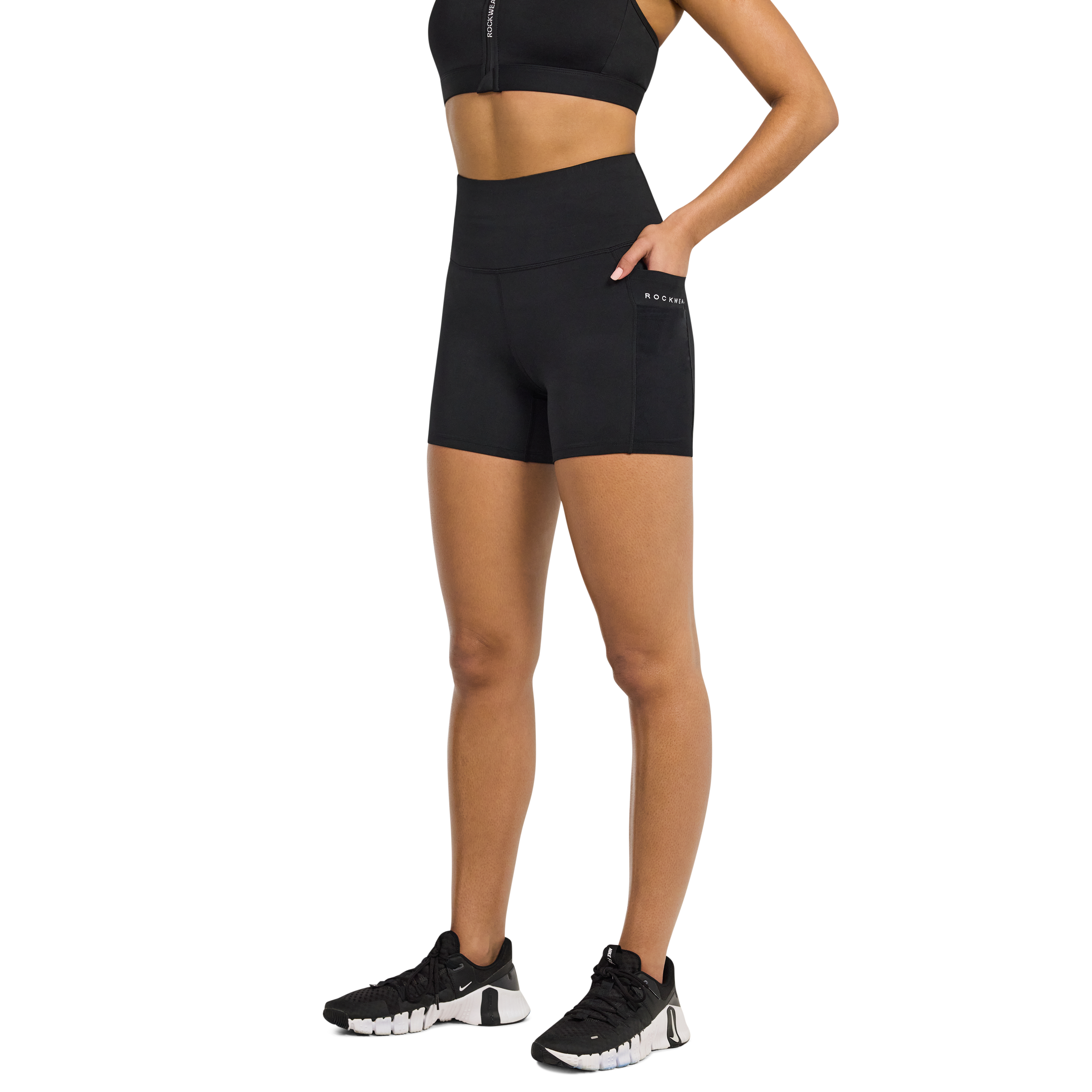 Velocity Pocket Mid Thigh Bike Shorts