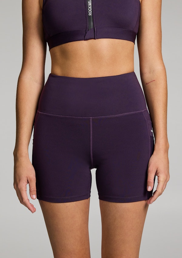 Velocity Pocket Mid Thigh Bike Shorts