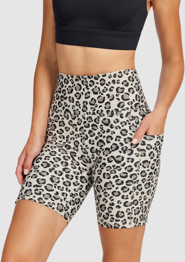 Print Pocket Quad Bike Shorts