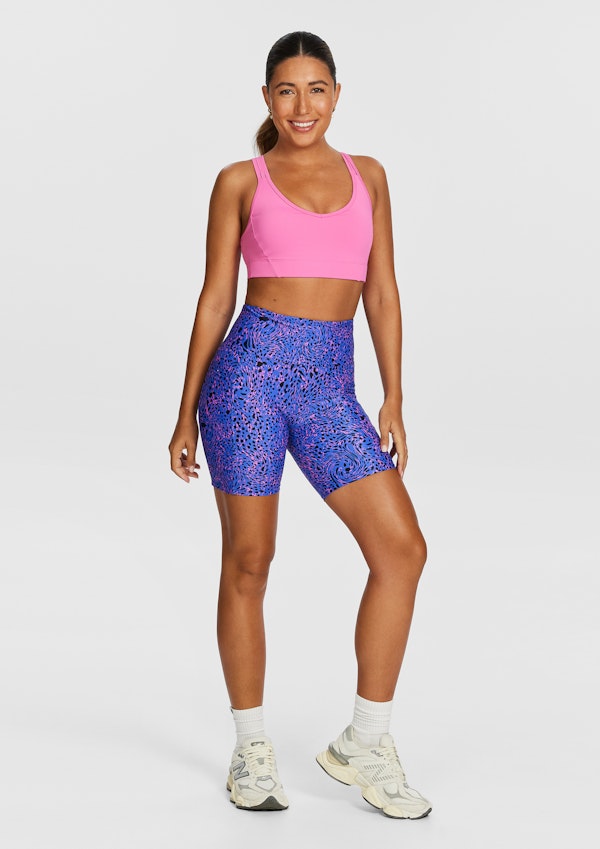 Print Pocket Quad Bike Shorts