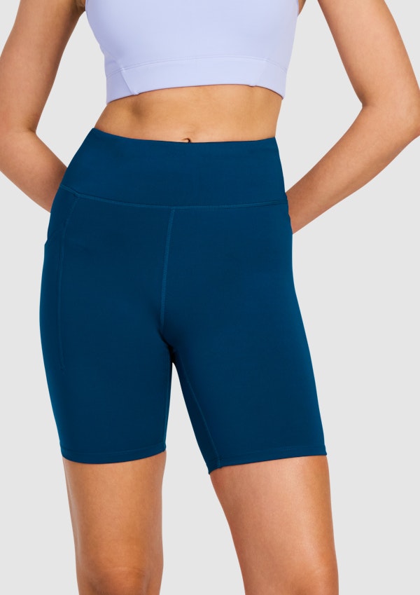 Sea Blue Energise Pocket Quad Bike Shorts Women s Bottom Rockwear AU