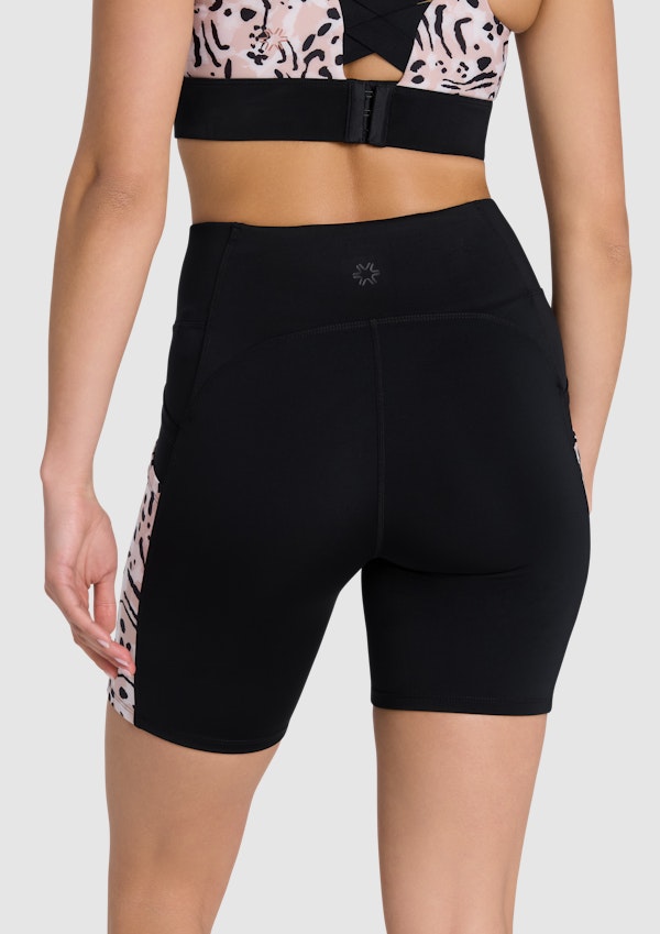 Blocked Pocket Quad Bike Shorts