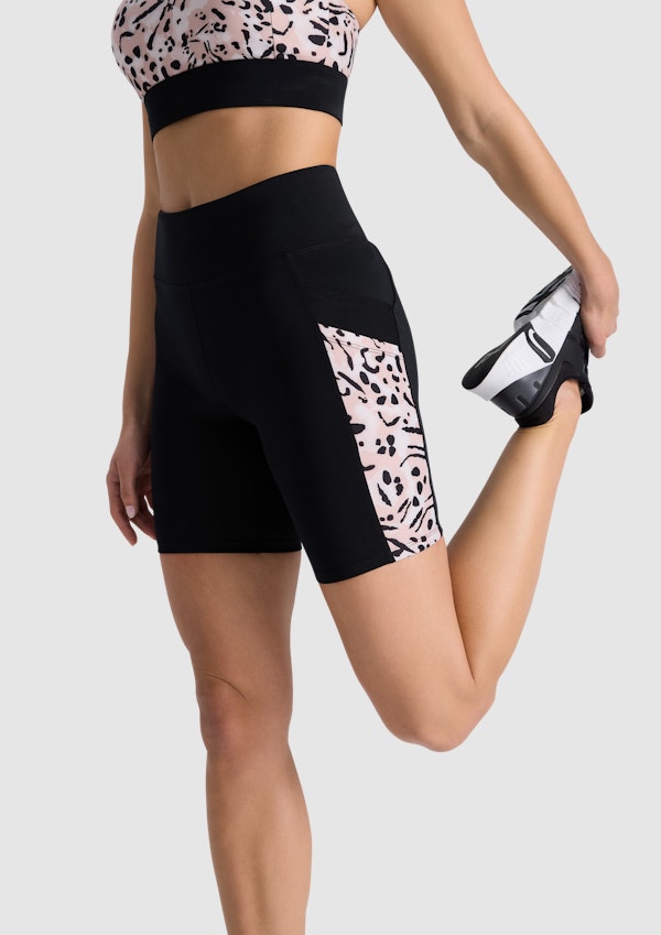 Blocked Pocket Quad Bike Shorts