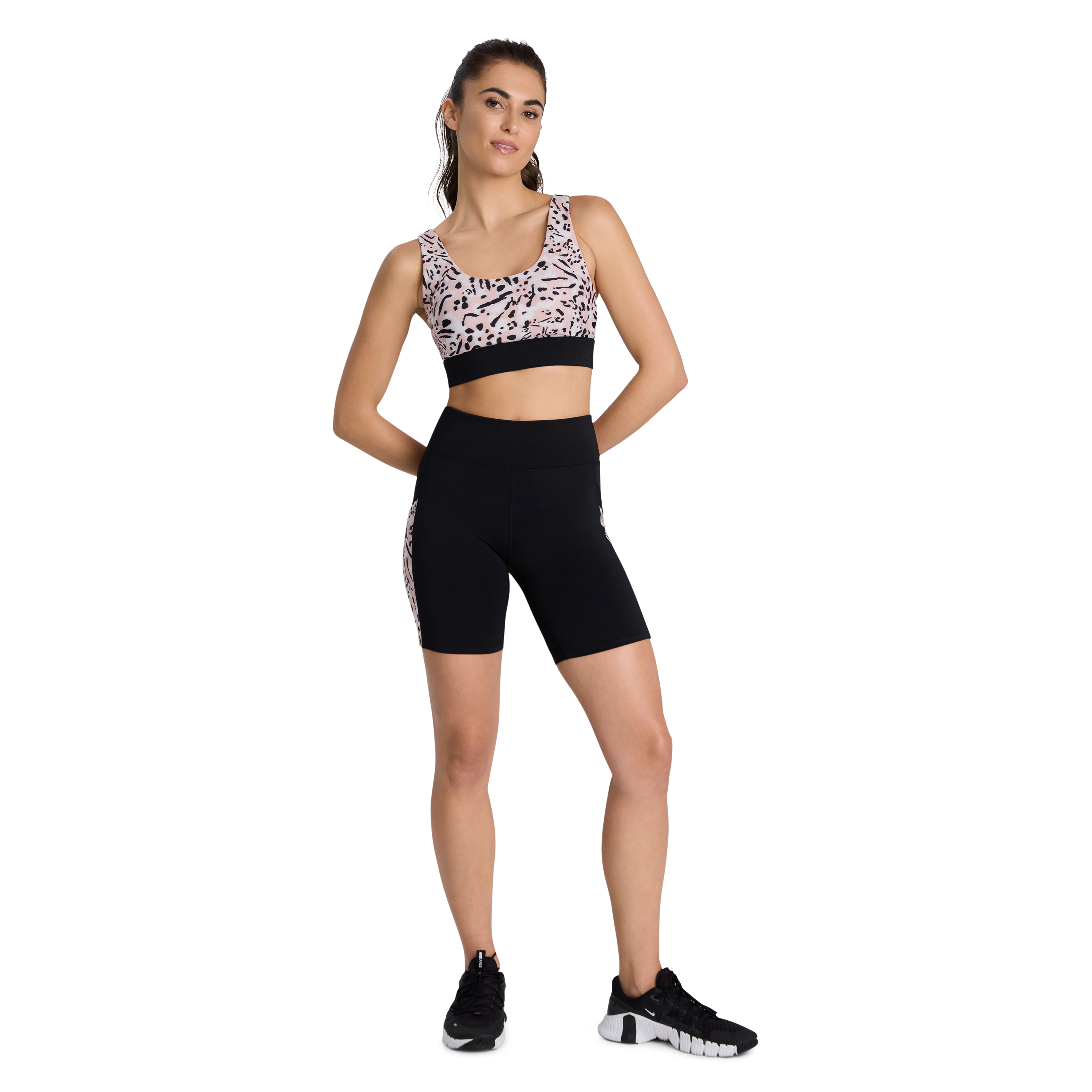 Blocked Pocket Quad Bike Shorts