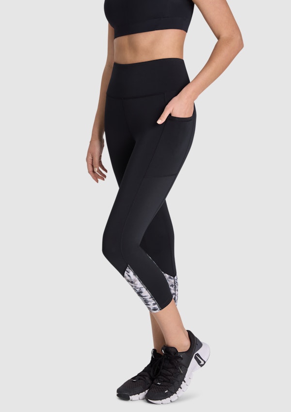 Blocked Pocket 7/8 Tights