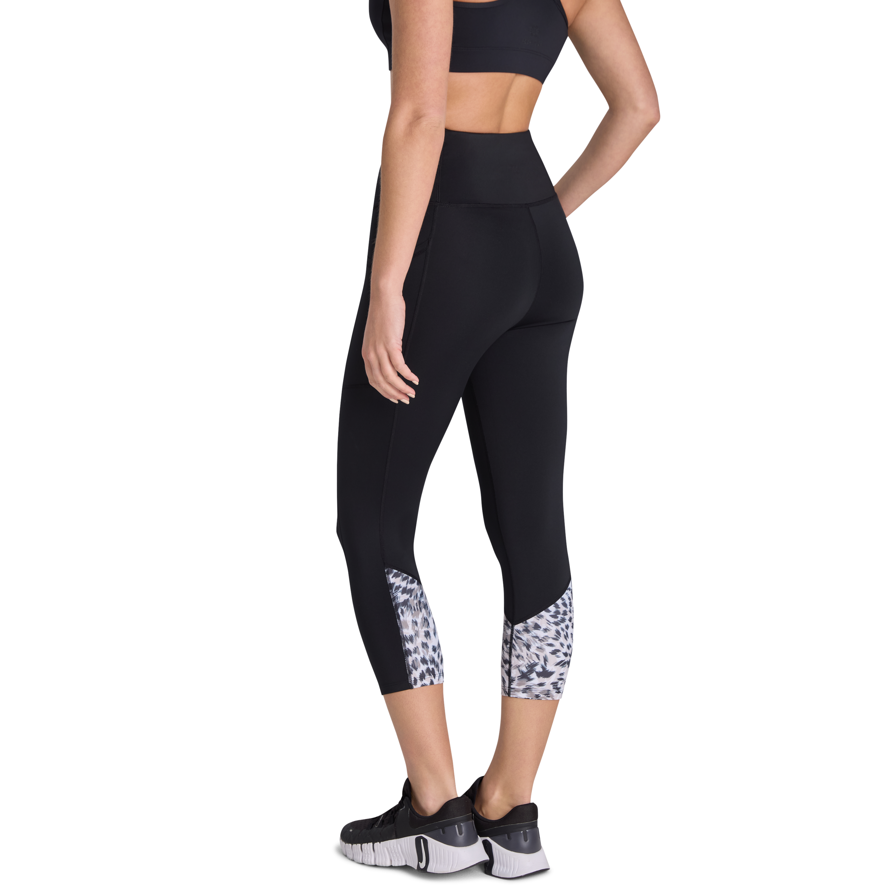 Blocked Pocket 7/8 Tights