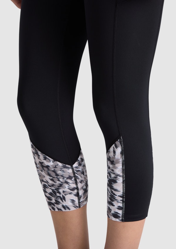 Blocked Pocket 7/8 Tights