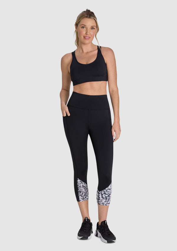 Blocked Pocket 7/8 Tights