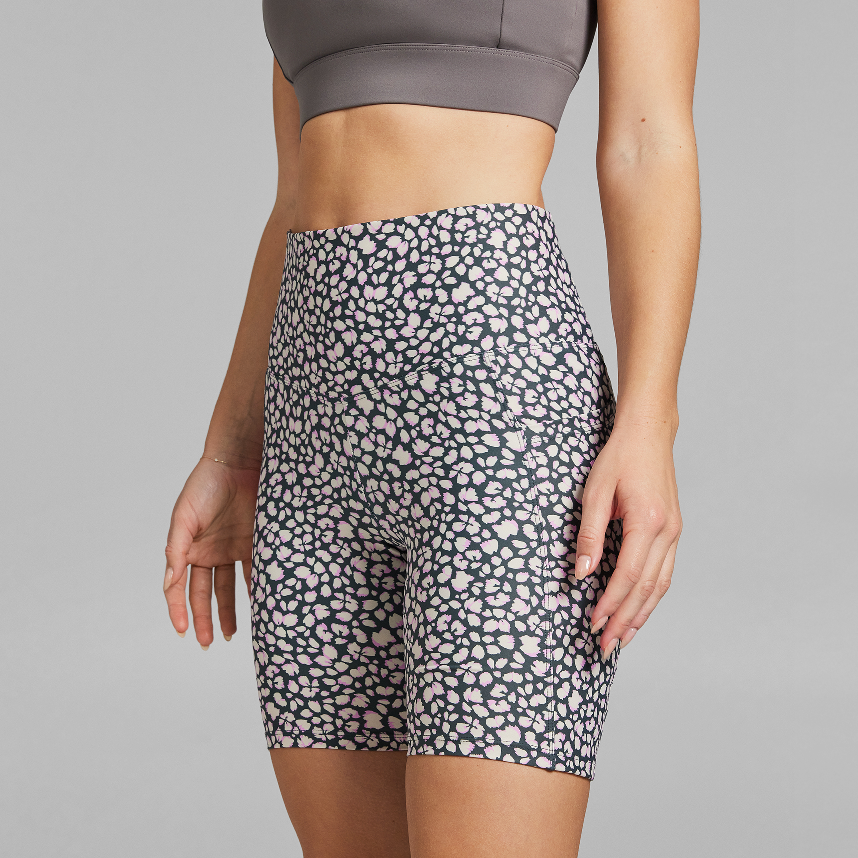 Printed Pocket Quad Bike Shorts