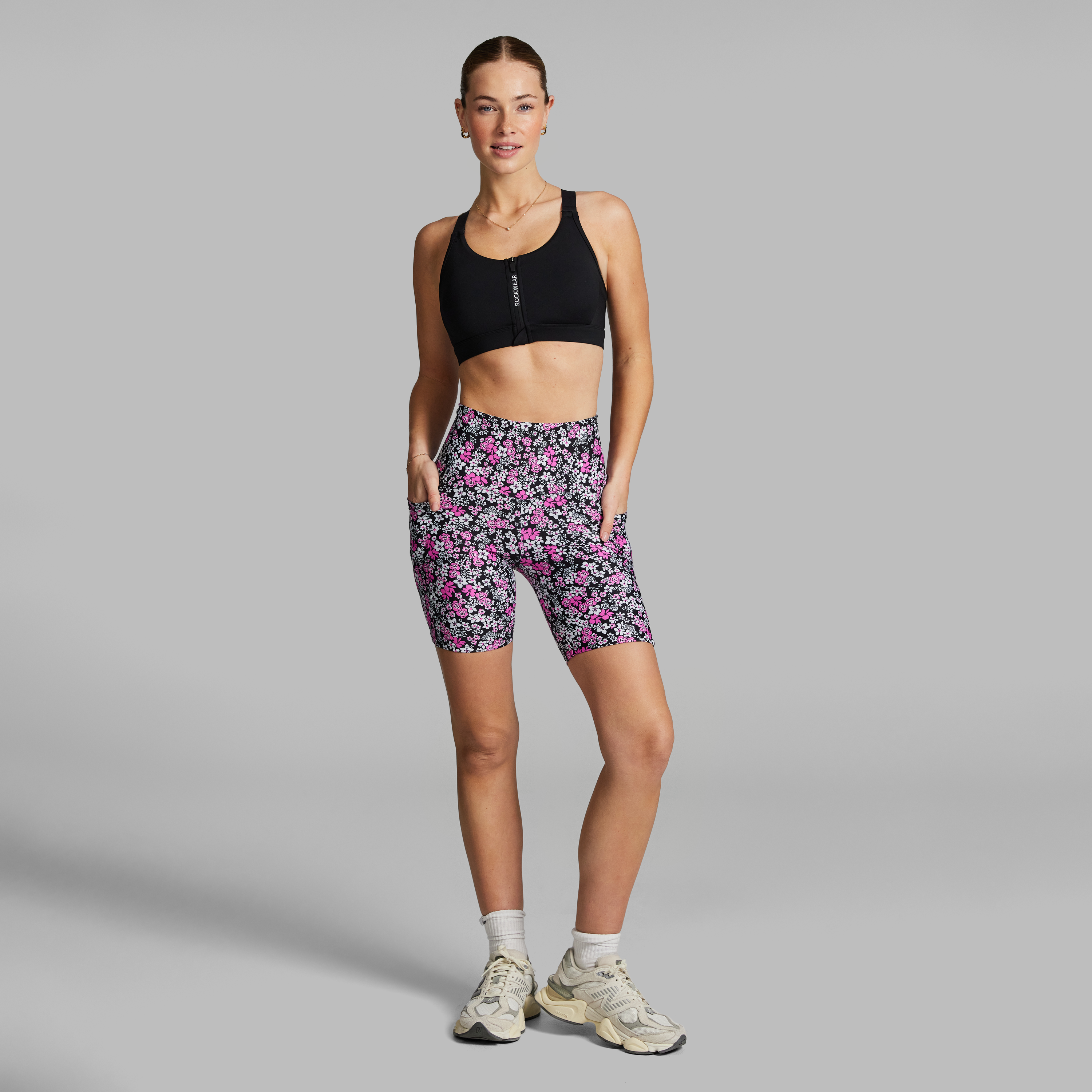 Printed Pocket Quad Bike Shorts