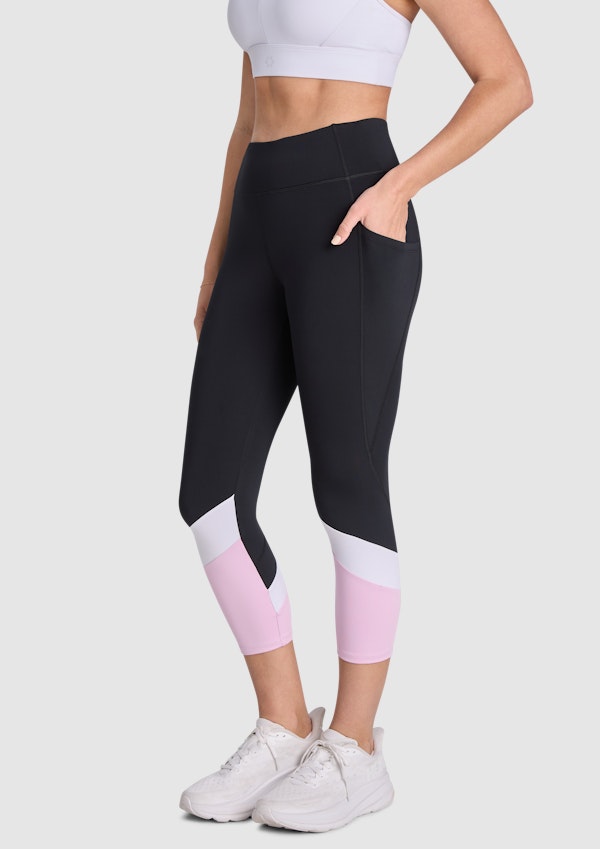 Blocked Pocket 7/8 Tights