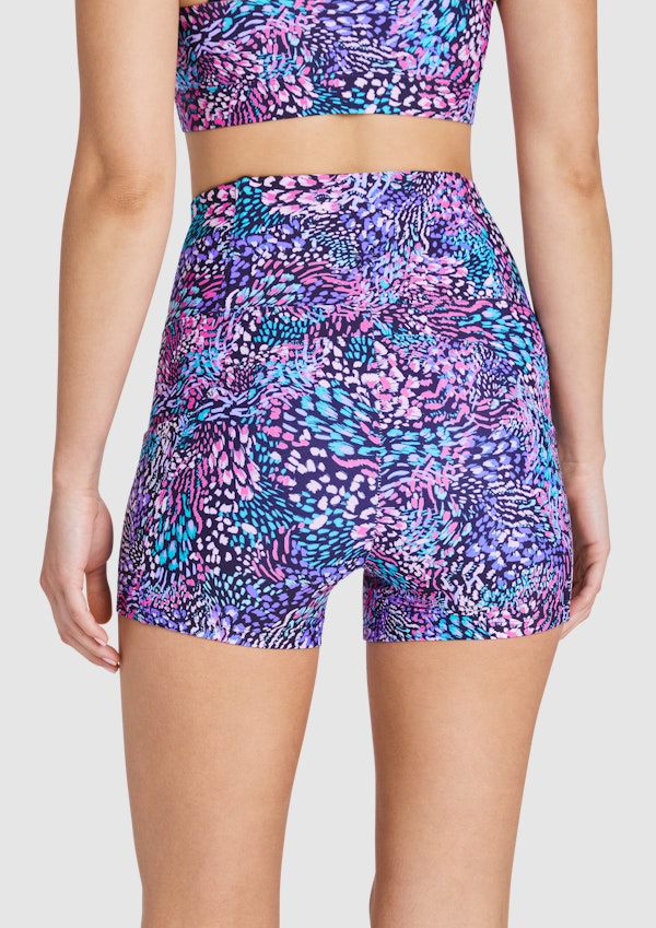Gym And Swim Pocket Longline Booty Shorts