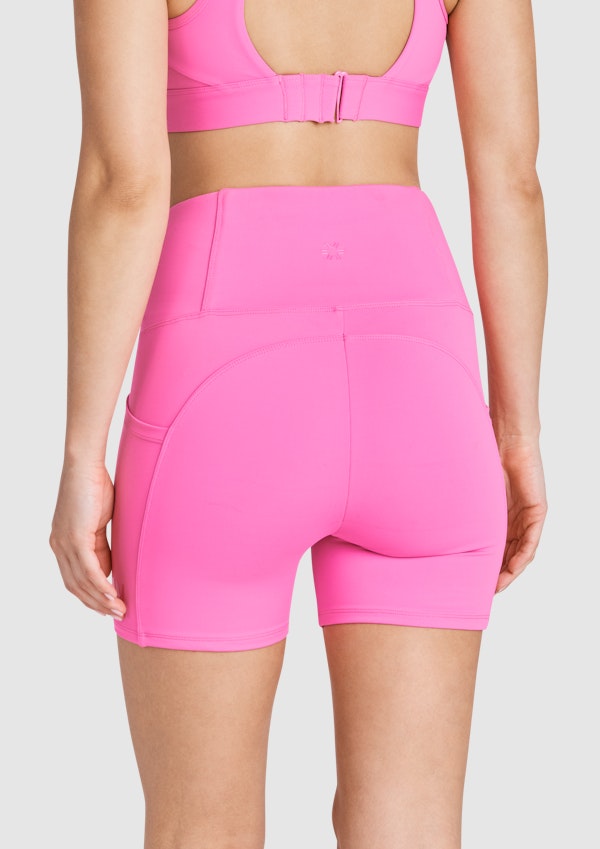 Gym And Swim Pocket Mid Thigh Bike Shorts