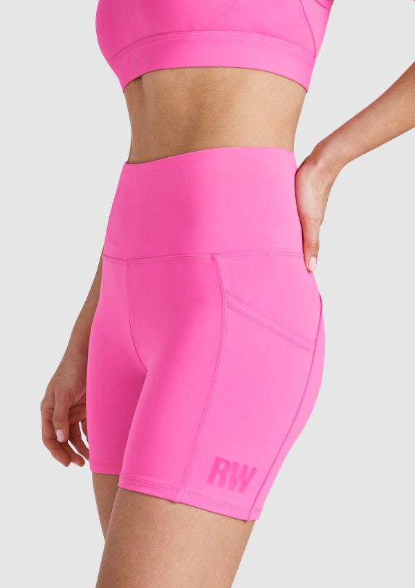 Gym And Swim Pocket Mid Thigh Bike Shorts