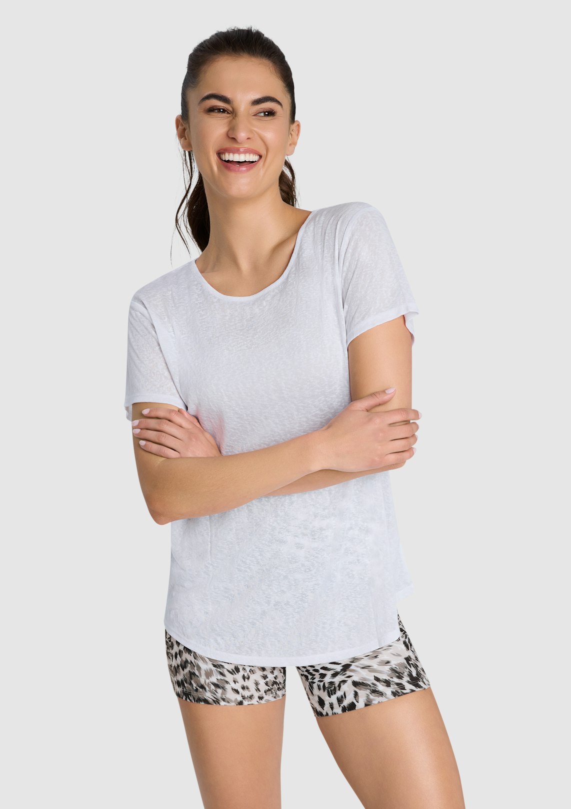 Spirit Keyhole Back Tee