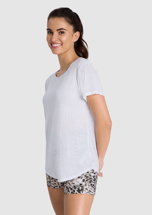 Spirit Keyhole Back Tee