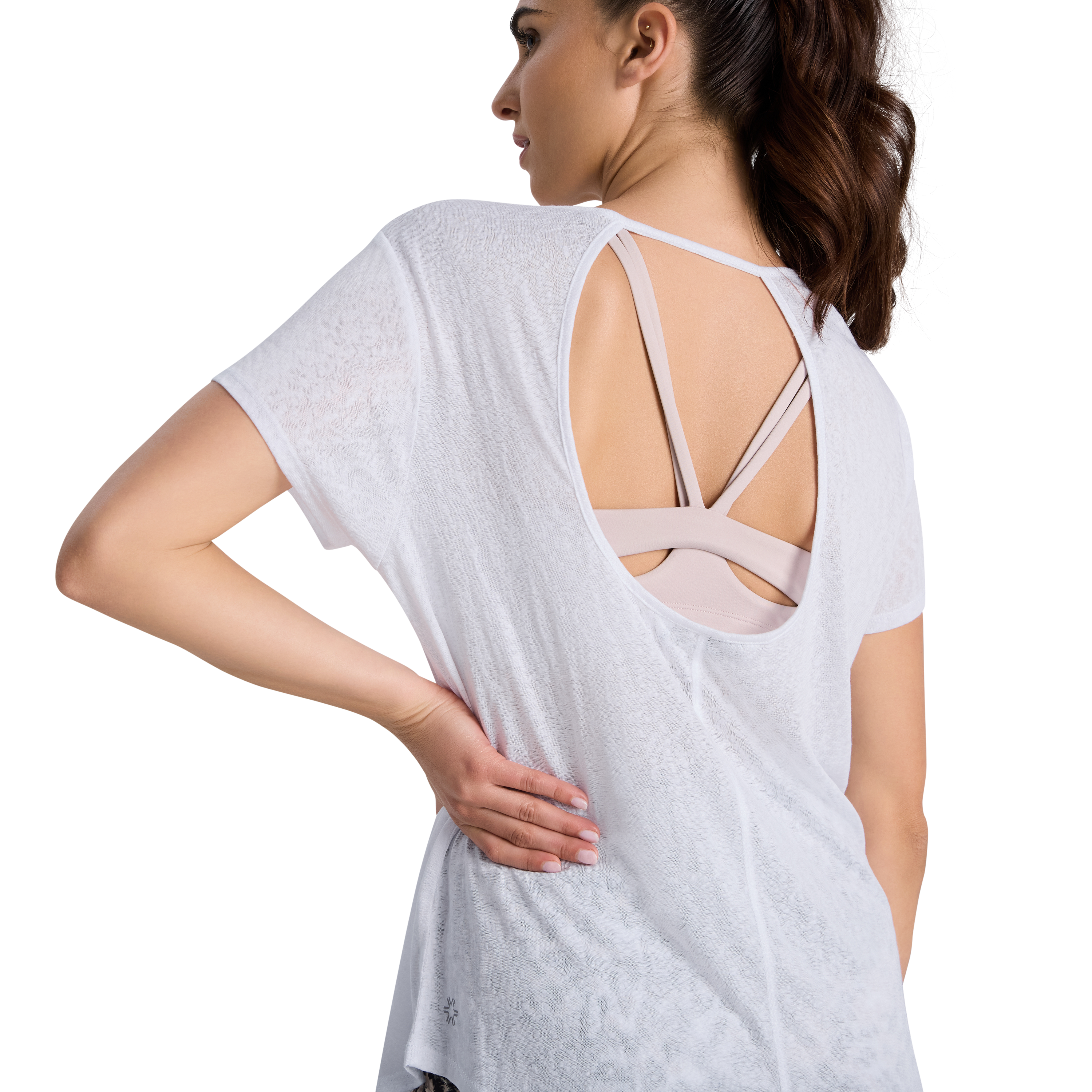 Spirit Keyhole Back Tee