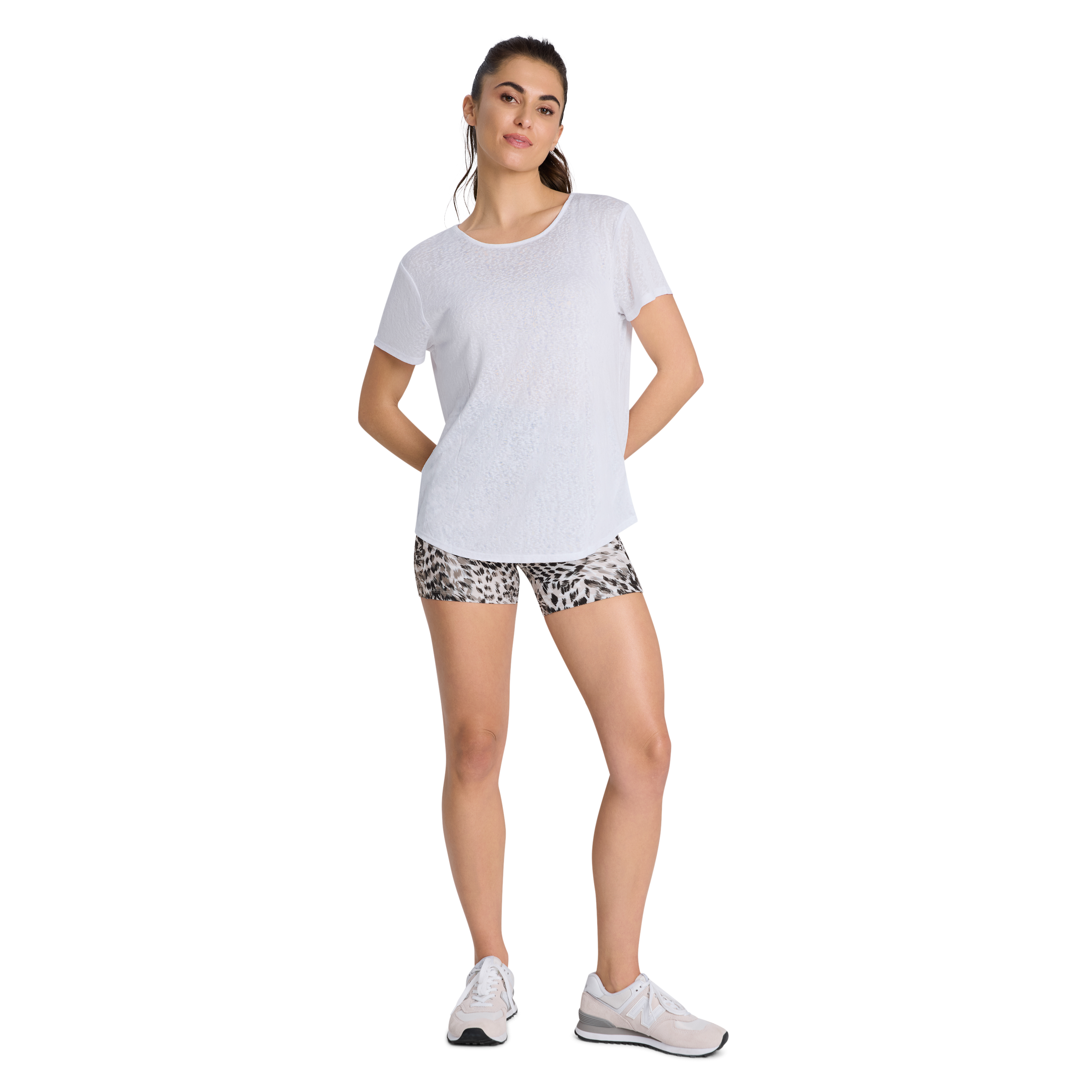 Spirit Keyhole Back Tee