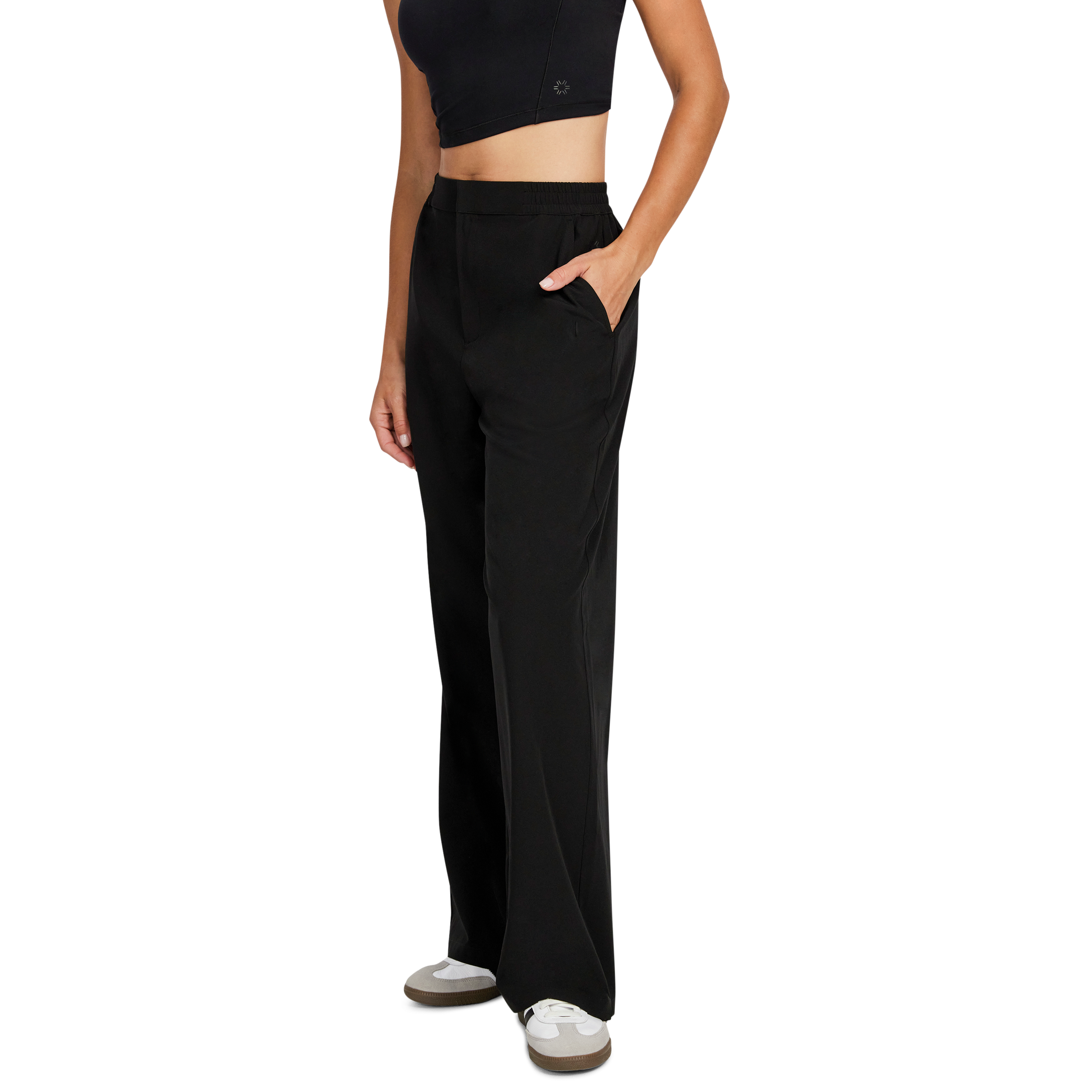 On Duty Wide Leg Fly Front Pants