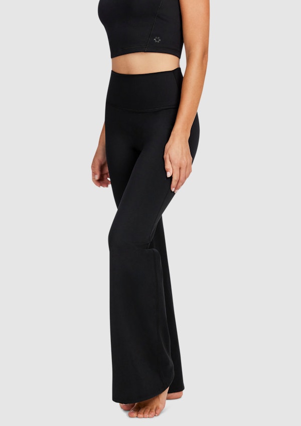 No Front Seam Flared Pants